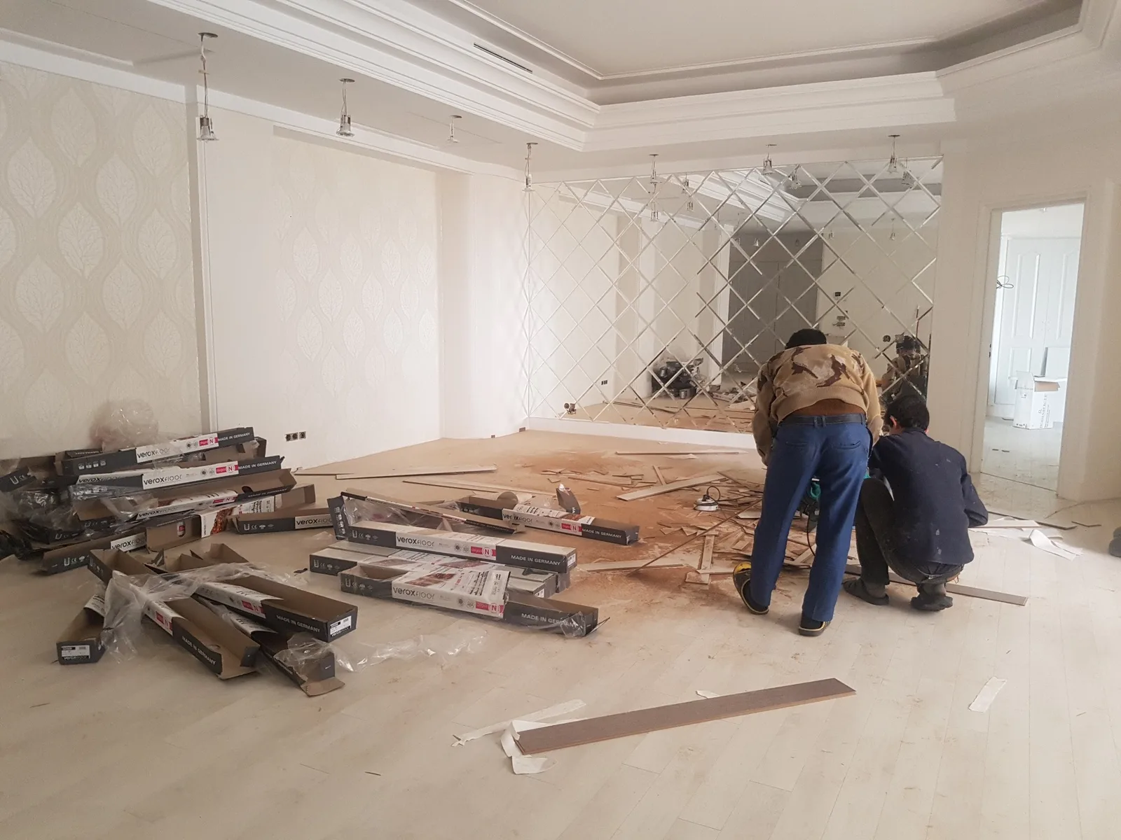 برنامه ریزی جهت نصب پارکت لمینت