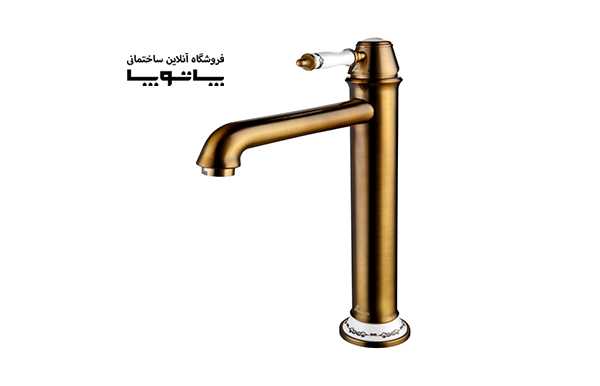 شیر روشویی مدل پایه بلند کلاسیک آلپس شیر روشویی مدل پایه بلند کلاسیک آلپس