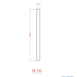 این دیوارپوش پلی استایرن با ارتفاع 10 سانتی متر و در طول شاخه 2.4 متر تولید می‌گردد. دیوارپوش سری N10 پلی‌استایرن بهینا دارای رنگ بندی متنوع می‌باشد و برای کسانی که به دنبال یک دیوارپوش شیک و ساده می‌باشند پیشنهاد بسیار مناسبی می‌باشد.